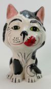 Lorna Bailey blow up giant size cat figure limited edition of only ONE: 27 cm high. 1/1.