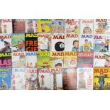 A collection of Mad Magazines: Issues 1 to 51 plus 72, 62 & 77.
