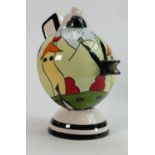 Lorna Bailey novelty tea pot titled Greenway: 19 cm high.