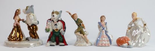 A collection of Wade figures: Including The Fairy Godmother, Beauty & the Beast 2003 special,