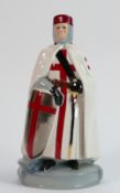 Wade porcelain figure of a Knight: Made for The Great Priory of England & Wales, height 24cm.