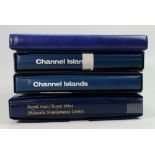 A collection of Channel Islands Stamps: Including 6 albums of commemorative and first issue stamps