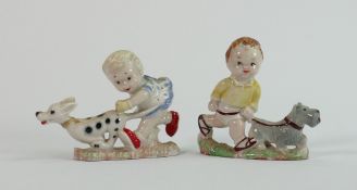 Wade figures Sarah and Sam: From the Mable Lucie Attwell series. (2)