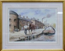 Anthony Forster signed Limited Edition Print: All in a Working Day, artists proof. size approx