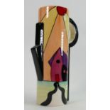 Lorna Bailey tall jug House theme: 24.5 cm high.