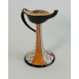 Lorna Bailey limited edition jug as an oil lamp: 2/30, 18 cm high.