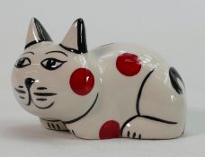 Lorna Bailey limited edition laying cat: 4/4.