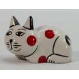 Lorna Bailey limited edition laying cat: 4/4.