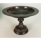 Large Bronze European Centerpiece Bowl: height 18cm, diameter 24.5cm