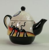Lorna Bailey tea pot: Hill Street design, 12.5 cm high.