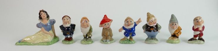 Wade set of Snow White and the seven Dwarfs: Walt Disney second version. (8)