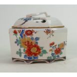 Chinese style Kakeimon tea house box and cover: Whilst this was purchased some years ago from a