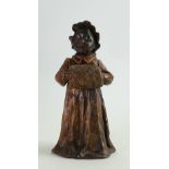 Goldscheider young girl figurine: Bears original makers label, measures 24cm high.
