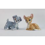 Wade Walt Disney blow up models of Scamp & Bambi (2) :