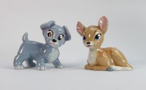 Wade Walt Disney blow up models of Scamp & Bambi (2) :