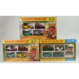 Three Matchbox G5 Famous Cars ofYesteryear Four Car Sets: In polys but not sealed.