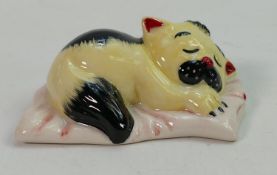 Lorna Bailey limited edition laying cat: 3/3.