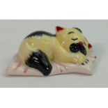 Lorna Bailey limited edition laying cat: 3/3.