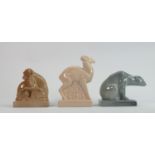 Wade Classical collection animal figures: Including Monkeys, Polar Bear and Deer, all limited