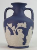 Wedgwood small Portland vase: Height 15cm.