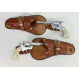Roy Rogers toy gun holsters belt and guns: