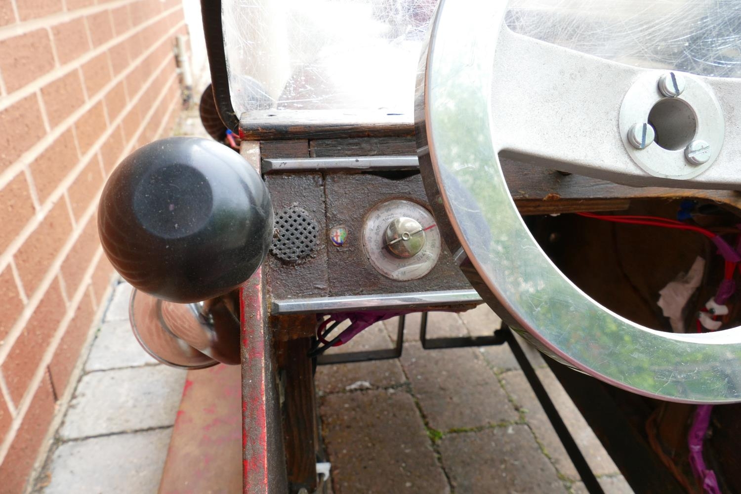 Childs Pedal Car in form of 1920s Alfa Romeo: Pedal car drive train with electronic lights horn - Bild 5 aus 8