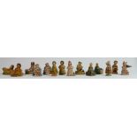 A collection of Wade large nursery rhyme Whimsies: Including 7 later hollow figures (14).