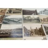 Large quantity of postcards 1910 to 1940: Estimated at 1200 plus cards, subjects include local Stoke