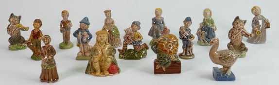 A collection of Wade large nursery rhyme Whimsies: (15)