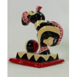 Lorna Bailey circus themed acrobatic Zebra: Limited edition. 19 cm high, 4/40.