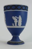 Wedgwood limited edition boxed Offerings to Apollo goblet: White, black & Saxon blue, with classical