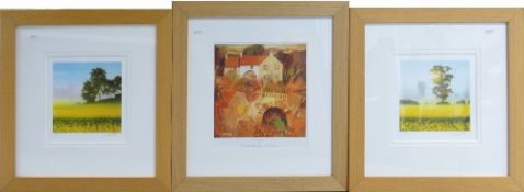 John Waterhouse limited edition signed prints: Titled Shining Through & Happy Days together with