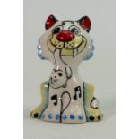 Lorna Bailey limited edition cat one off: 1/1, 9.5 cm high.