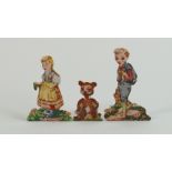 Wade set of snippet figures: Comprising Hansel Gretel and Gingy Bear. (3)