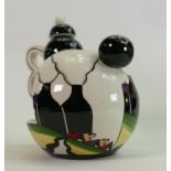 Lorna Bailey novelty tea pot titled The Potteries: 17.5 cm high.