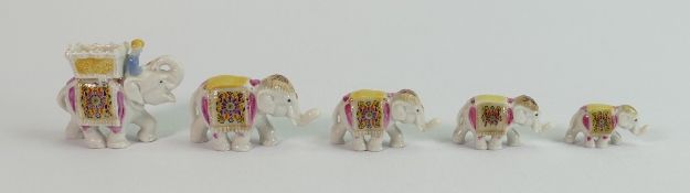 Wade set The Indian Elephant Train: Comprising graduated set of 5. (5)