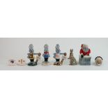 A collection of Wade figures: Comprising Arthur Hare figures, Collectors name stands etc. (8)