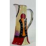 Lorna Bailey tall jug titled Manhattan: 23 cm high.