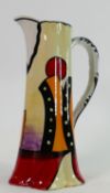 Lorna Bailey tall jug titled Manhattan: 23 cm high.