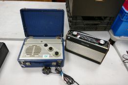 Pye Portable Valve Radio: together with Roberts R600 transistor radio(20