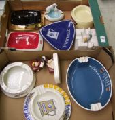 A collection of pub ashtrays: Wade Benson and Hedges, Wade Chivas Regal etc (1 tray).
