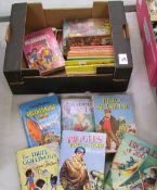 A small collection of vintage children's books: Enid Blyton The Three Golliwogs, Biggles books and
