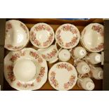 A collection of Colclough Floral Decorated Tea Ware:
