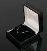 Sterling silver necklace, QVC brand new and boxed.size K, 2g.
