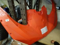 A moulded plastic quad bike panel/faring.