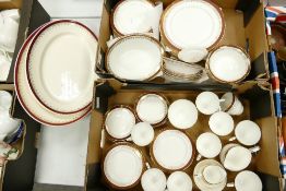 A large collection of Duchess Winchester Patterned Tea & Dinnerware: 2 trays