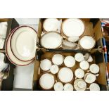 A large collection of Duchess Winchester Patterned Tea & Dinnerware: 2 trays