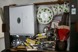 A mixed collection of items to include: Colclough tea ware, boxed Portmeirion Starfire collection