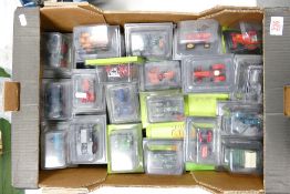 A large collection of boxed collectible Model Tractors including Mactor World of Farming set