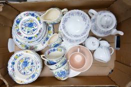 A mixed collection of items to include: Wedgwood Angela patterned Tea Ware, Susie Cooper Polka Dot